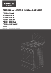 Manuale Hyundai FCHN-60E6VL Cucina