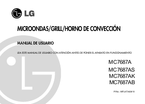 Manual de uso LG MC-7687ARB Microondas