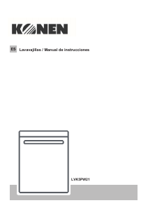 Manual de uso Konen LVK5PW21 Lavavajillas