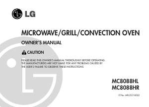 Manual LG MC-8088HRB Microwave