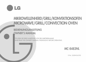 Manual LG MC-8483NL Microwave