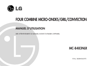 Mode d’emploi LG MC-8483NL Micro-onde
