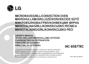 Manual LG MC8087TRC Microwave