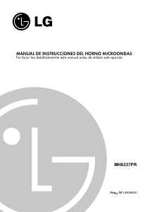 Manual de uso LG MH-6337PR Microondas