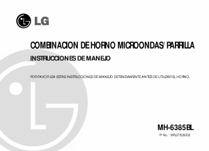 Manual de uso LG MH-6384BLC Microondas