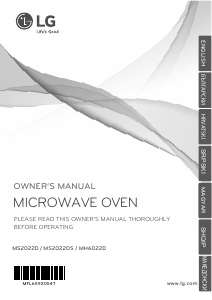 Manual LG MH6022D Microwave