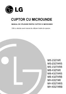 Manual LG MH6327AR Cuptor cu microunde