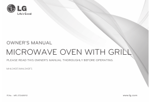Manual LG MH6340F Microwave