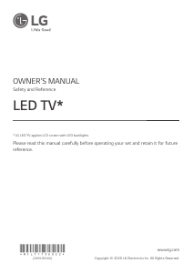 Manual LG 32LM631C0ZA LED Television
