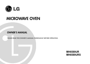 Manual LG MH6589UR Microwave