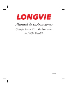 Manual de uso Longvie EBA5KV Calefactor