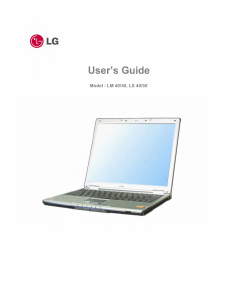 Handleiding LG LS50-W Laptop