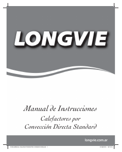 Manual de uso Longvie ECA2S Calefactor