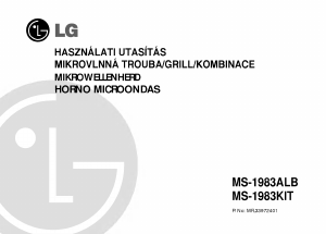 Használati útmutató LG MS-1983ALBT Mikrohullámú sütő