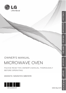 Manual LG MS-2021C Microwave