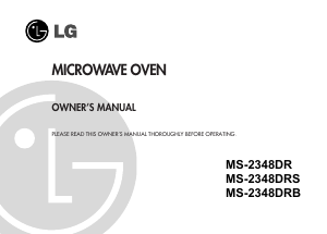 Manual LG MS-2348DRB Microwave