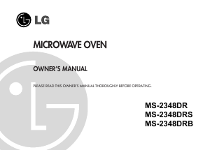 Manual LG MS-2348DRS Microwave