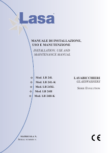 Manuale Lasa LB 24L Evolution Lavabicchieri