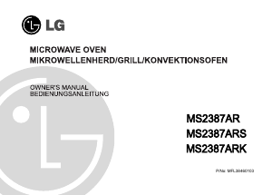 Manual LG MS-2387ARS Microwave