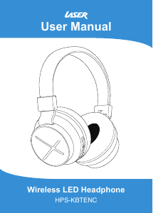 Manual Laser HPS-KBTENC-BK Headphone