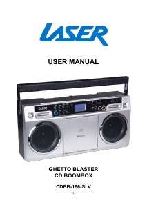 Manual Laser CDBB-166-RED Stereo-set