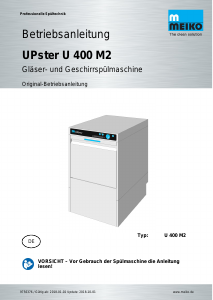 Bedienungsanleitung Meiko UPster U 400 M2 Geschirrspüler