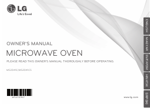 Manual LG MS2041C Microwave