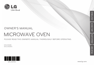 Manual LG MS2382BS Microwave