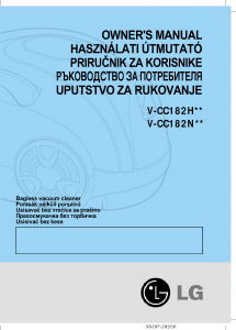 Használati útmutató LG V-CC182HEUQ Porszívó