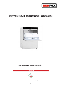 Instrukcja Redfox QQI 52TP Zmywarka