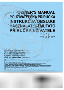 Használati útmutató LG V-KC561HEU Porszívó