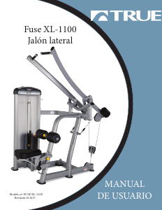 Manual de uso True Fuse XL-1100 Máquina de ejercicios
