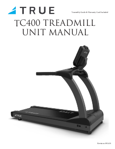Manual True TC400 Treadmill