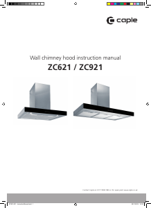 Manual Caple ZC921 Cooker Hood