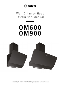 Handleiding Caple OM600 Omnis Afzuigkap