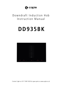 Handleiding Caple DD935BK Afzuigkap