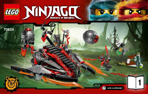 Manuale Lego set 70624 Ninjago Invasore Vermillion