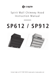 Manual Caple SP612 Cooker Hood