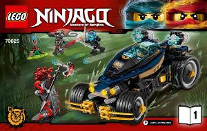 Kullanım kılavuzu Lego set 70625 Ninjago Samuray VXL