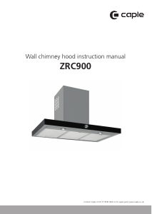 Manual Caple ZRC900 Cooker Hood