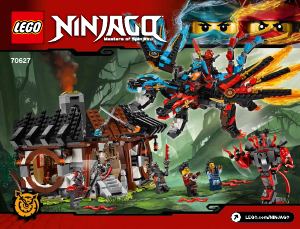 Kullanım kılavuzu Lego set 70627 Ninjago Ejderhanın demir atölyesi