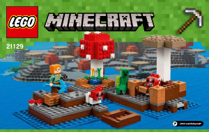 Руководство ЛЕГО set 21129 Minecraft Грибной остров