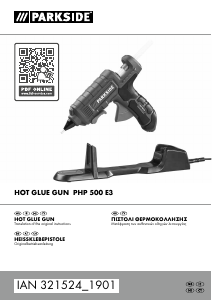 Manual Parkside PHP 500 E3 Glue Gun