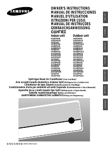 Manual de uso Samsung AQ09PBGE Aire acondicionado