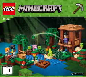 Absorbere Eksisterer Solskoldning Brugsanvisning Lego set 21133 Minecraft Heksehytten