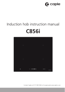 Manual Caple C856I Hob