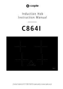 Handleiding Caple C864I Kookplaat