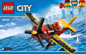 Instrukcja Lego set 60144 City Samolot wyścigowy