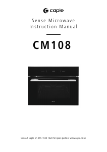 Manual Caple CM108 Microwave