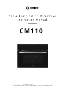 Manual Caple CM110 Microwave